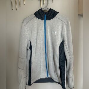 Men’s Gray Under Armour Hooded Jacket